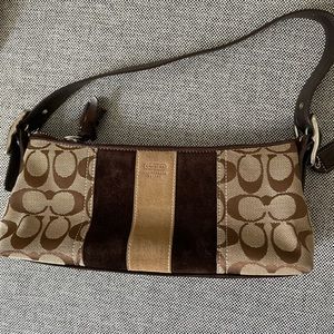 Brown coach bag
